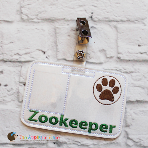 Free Printable Zookeeper Name Tag Printable World Holiday