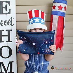 Pretend Play - ITH - Fireworks Bag and Rocket Bag Tag