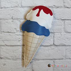 Pretend Play - ITH - Patriotic Ice Cream Cone