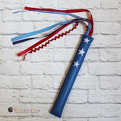 Pretend Play - ITH - Patriotic Ribbon Wand