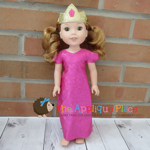 Doll Clothing - 14 Inch Doll Princess Dress and Crown