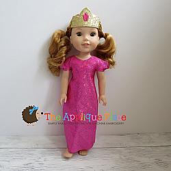 Doll Clothing - 14 Inch Doll Princess Dress and Crown