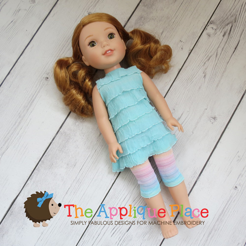 Doll Clothing - 14 Inch Doll Flare Tank