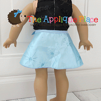 Doll Clothing - 18 Inch Doll Wrap Skirt