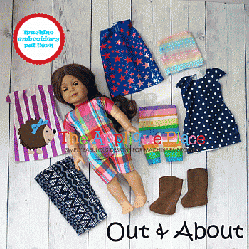 Doll Clothing -18 Inch Doll Clothing Set - Out & About