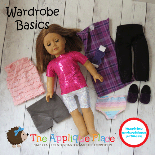 Doll Clothing -18 Inch Doll Clothing Set - Wardrobe Basics