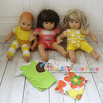 Doll Clothing -15 Inch Doll Clothing Set - Baby Basics
