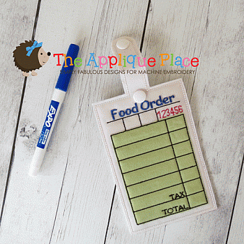 Pretend Play - ITH - Food Order Pad