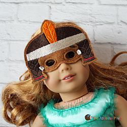 Elf Clothing - Doll Mask - Native American Girl