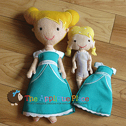 Sister Doll Clothing - Cinderella Gown for Dolls