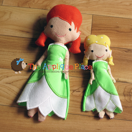 Sister Doll Clothing - Green Princess Gown for Dolls