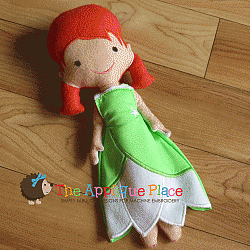 Sister Doll Clothing - Green Princess Gown for Dolls