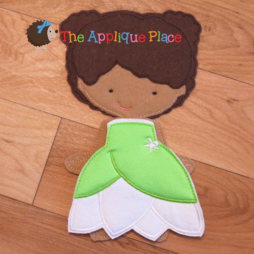 Dress up Doll Clothing - Green Princess Gown