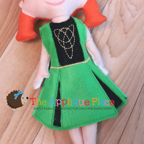 Sister Doll Clothing - Irish Dancer Dress for Dolls