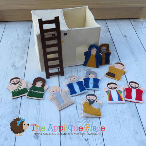 Puppet Set - Ancient Bible *Including* Bible House (FINGER Puppets ONLY)
