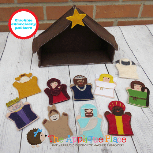 Puppet Set - Nativity *Including* ITH Stable (FINGER Puppets ONLY)
