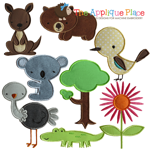 Outback Animals set of 8