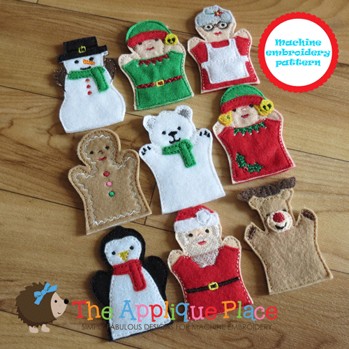 Puppet Set - Christmas (FINGER Puppets ONLY)