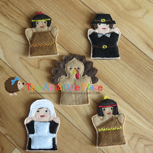 Puppet Set - Thanksgiving (FINGER Puppets ONLY)
