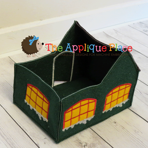 Felt House - In the hoop Santa's Workshop