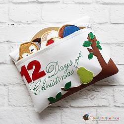 Bag - In the Hoop 12 Days of Christmas Puppet Bag