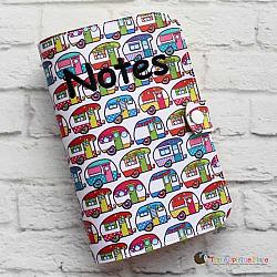 Notebook Holder - Notebook Case - 5x7 Notebook (non-spiral-bound)