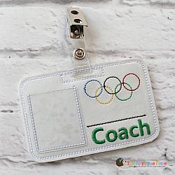 Pretend Play - ITH - Coach Badge ID Tag