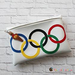 Pretend Play - ITH - Olympic Rings Bag and Torch Bag Tag