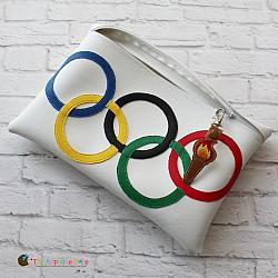Pretend Play - ITH - Olympic Rings Bag and Torch Bag Tag