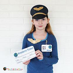 Pretend Play - ITH - Airplane Ticket