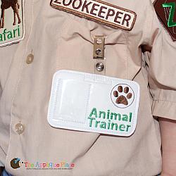 Pretend Play - ITH - Animal Trainer Badge ID Tag