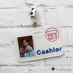 Pretend Play - ITH - Cashier Badge ID Tag