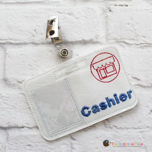 Pretend Play - ITH - Cashier Badge ID Tag
