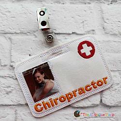 Pretend Play - ITH - Chiropractor Badge ID Tag
