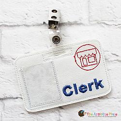 Pretend Play - ITH - Clerk Badge ID Tag