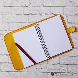 Notebook Holder - Notebook Case - Cover for 5x7 Spiral Bound Notebook with Pen