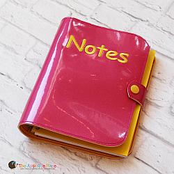 Notebook Holder - Notebook Case - Cover for 5x7 Spiral Bound Notebook with Pen