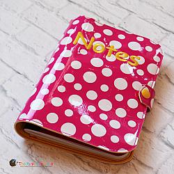 Notebook Holder - Notebook Case - Cover for 5x7 Side Loading Notebook with Pen