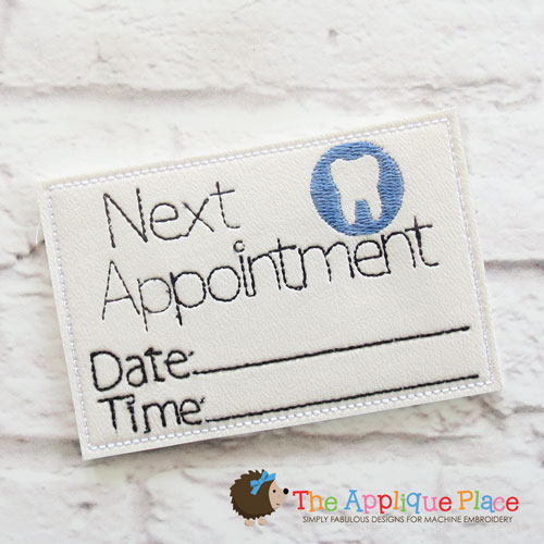 Pretend Play - ITH - Dentist Appointment Card