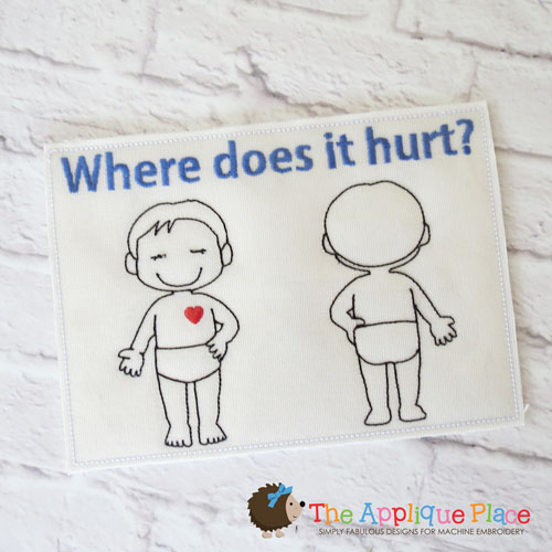 Pretend Play - ITH - Where Does it Hurt Chart