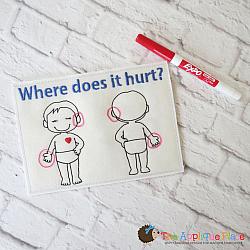 Pretend Play - ITH - Where Does it Hurt Chart