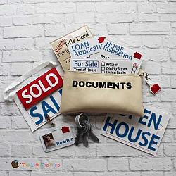 Pretend Play - ITH - Documents Bag and House Bag Tag