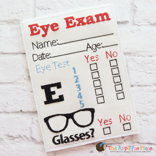 Pretend Play - ITH - Eye Exam Chart