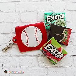Case - Key Fob - Gum Case - Version 2 - Baseball (Eyelet)