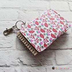 Notebook Holder - Key Fob - Snap Strap Notebook Case (Eyelet)