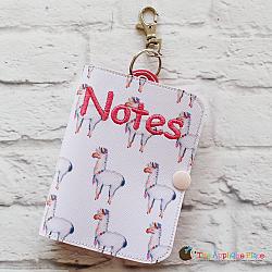 Notebook Holder - Key Fob - Notebook Case Top Spiral (Eyelet)