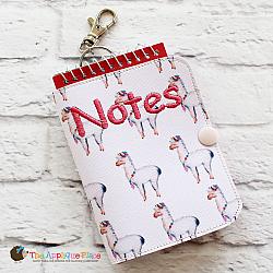 Notebook Holder - Key Fob - Notebook Case Top Spiral (Eyelet)