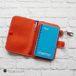 Notebook Holder - Key Fob - Notebook Case - Side Spiral (Eyelet)