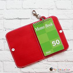 Notebook Holder - Key Fob - Notebook Case Top Spiral - 6x10 (Eyelet)
