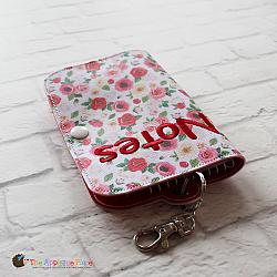 Notebook Holder - Key Fob - Notebook Case Top Spiral - 6x10 (Eyelet)